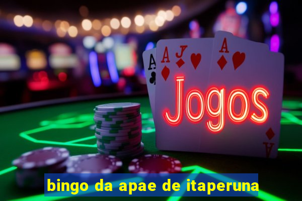 bingo da apae de itaperuna